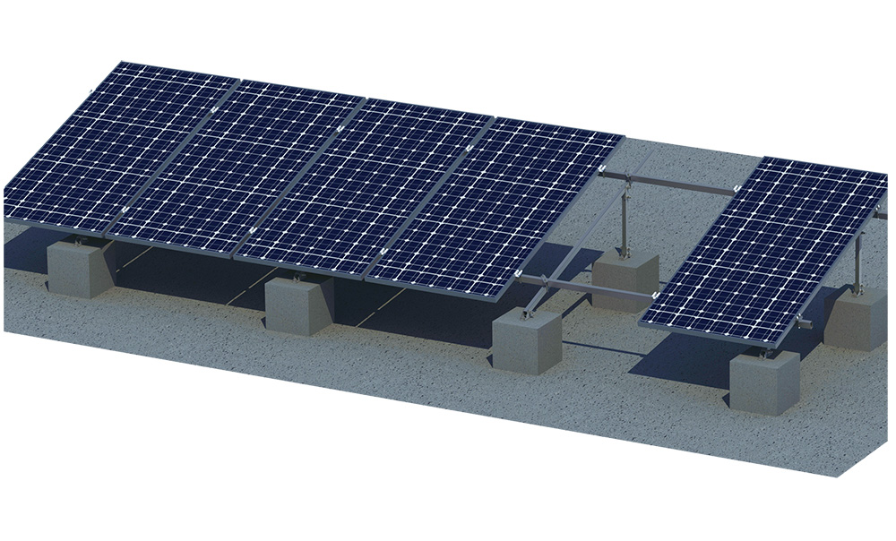 水泥屋顶光伏支架系统